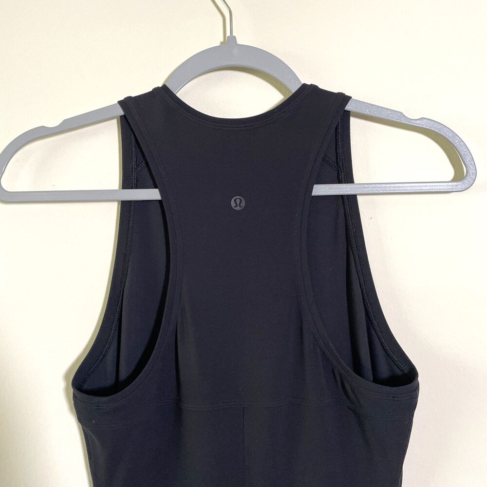 Lululemon Black Get Going Dress Nulu Maxi Slim Fit Sz 4 Small Soft Lightweight - Picture 6 of 9